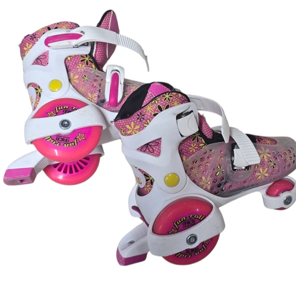 Adjustable Pink Skates for Kids